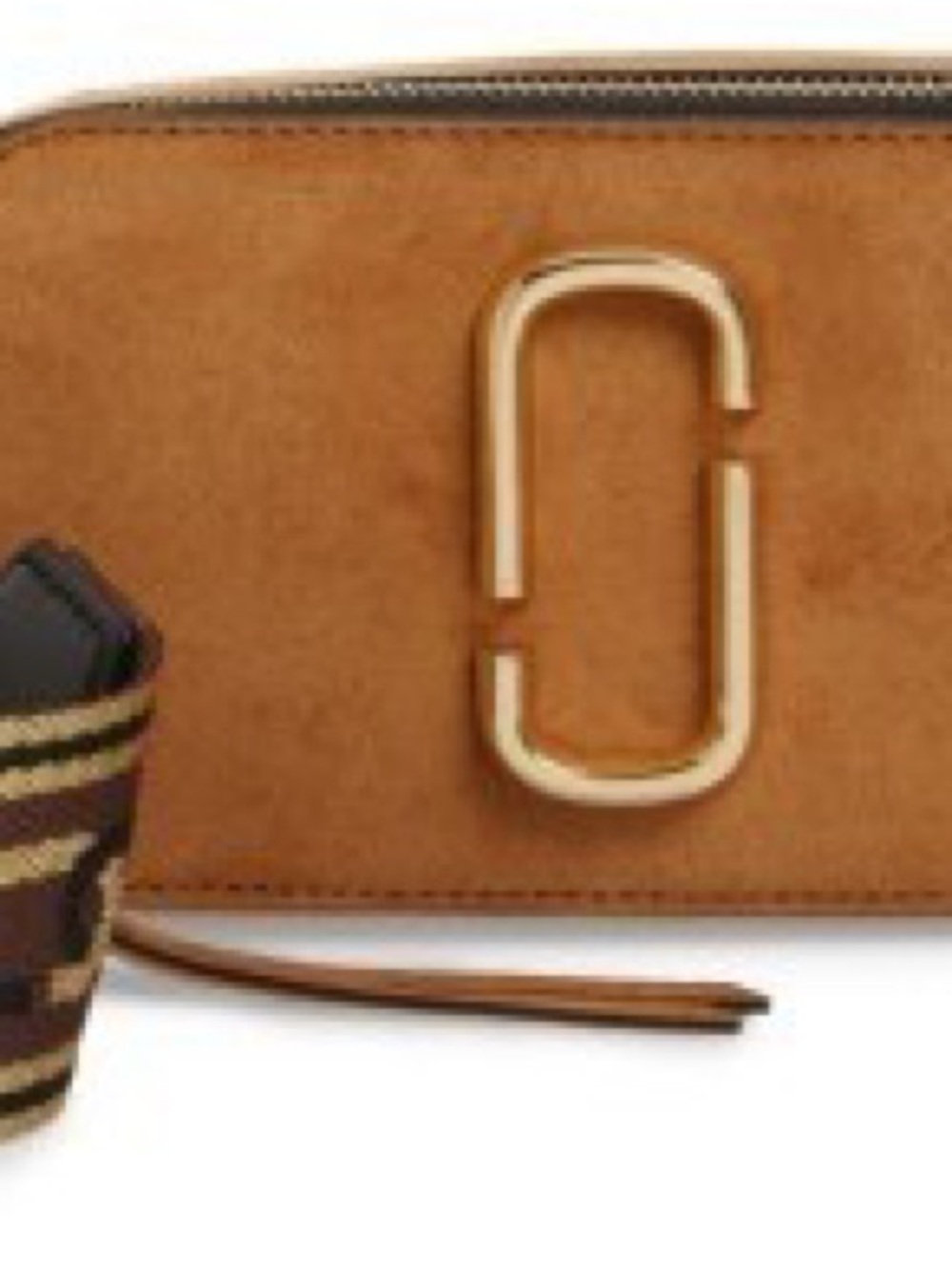 Marc Jacobs suede snapshot bag